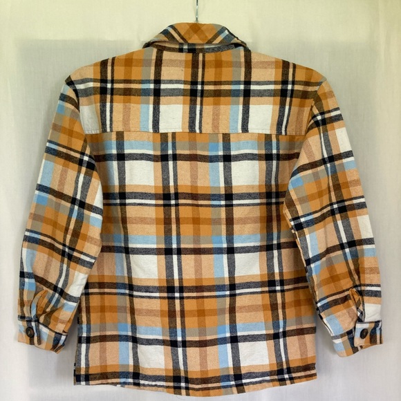 Anna Cai Thick Flannel Button Down Long Sleeve Medium Shirt. - Picture 4 of 4